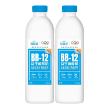 plus会员:蒙牛（MENGNIU） 冠益乳BB-12益生菌酸奶1.08kg*2桶