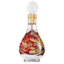 西凤酒 浓香型高度白酒 光瓶 传世名酿N28 52度 500mL 1瓶 单支装