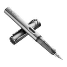 凌美（LAMY）钢笔签字笔 生日节日礼物学生成人练字文具 德国进口 恒星系列墨水笔 银灰色 EF0.5mm