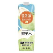 佳果源 100%NFC椰子水 1L*2瓶