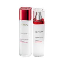 欧莱雅 爽肤水女士保湿 柔肤水 65ml +抗皱乳液50ml