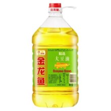 金龙鱼食用油精选大豆油5L单瓶装大豆油5升精选大桶食用油家用装