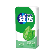 需首购、plus会员：益达(Extra) 无糖口香糖 清爽薄荷味20片装 54g