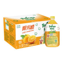 pepsi 百事 可乐纯果乐 阳光橙 水果饮料整箱 1L*12瓶 （新老包装随机发货）