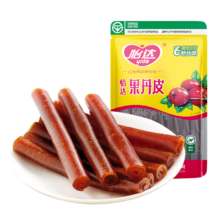 PLUS会员：怡达 果丹皮山楂卷零食 90g/袋*2件