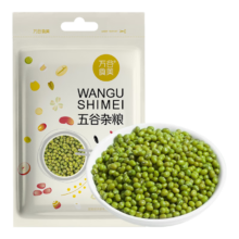PLUS会员：万谷食美 大粒绿豆 500g