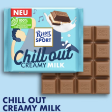 Ritter SPORT 瑞特滋 奶油夹心牛奶巧克力100g