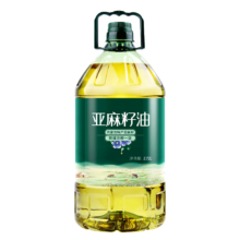PLUS会员、京东百亿补贴: 好运花 冷榨一级亚麻籽油 2720ml