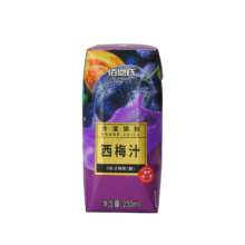 PLUS会员：BAIENSHI 佰恩氏 西梅汁 200ml*3瓶