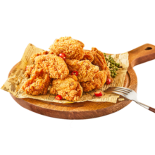圣农（sunner） 脆皮炸鸡半成品鸡肉调理裹粉速食韩式炸鸡小食 原味3包+川辣3包共1.5kg