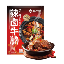 plus会员：真牛馆牛肉生鲜 精修牛腩牛肉炖煮红烧烤火锅食材 辣卤牛腩 250g