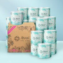 中国纸业 青青子衿 4层加厚有芯卷纸 140g*27卷/箱