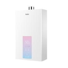 Haier 海尔 燃气热水器家用 智能恒温节能速热上门安装防冻强排式天然气热水器富氧蓝焰低压启动 EC5FP 13L