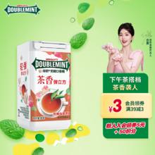 DOUBLEMINT 绿箭 弹立方 无糖口香糖 玫瑰乌龙茶味 40g