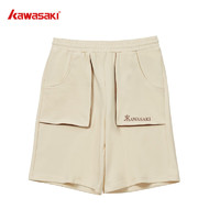 KAWASAKI 川崎 断码清仓：运动 裤子-米色 XL