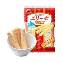 BOURBON 波路梦 牛奶味夹心威化饼干棒57g进口小吃零食食品