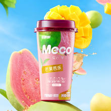 Meco 香飘飘Meco杯装果茶饮料0脂芒果芭乐400ml8杯即饮饮料