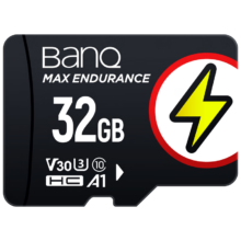 Plus会员、概率券：banq 32GB TF（MicroSD）存储卡 U3 V30 C10 A1 V90Pro高品质 读速98MB/s行车记录仪监控手机内存卡
