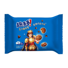 趣多多 曲奇饼干 香脆巧克力味340g&王子85g*4