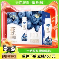 JUST YOGHURT 纯甄 甄酸奶蓝莓口味风味酸奶PET瓶230gx10瓶
