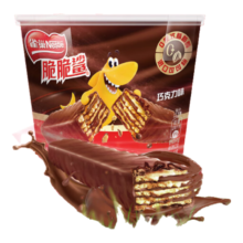 雀巢（Nestle）脆脆鲨威化饼干巧克力味桶装212.5g
