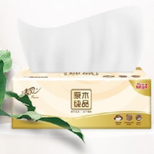 京东百亿补贴，PLUS会员：清风 原木纯品抽纸 3层100抽整箱 27包