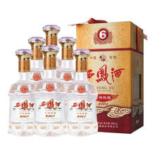 西凤酒 6年45度六年陈酿凤香型白酒 45度 500mL 6瓶
