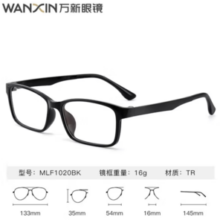winsee 万新 官方旗舰 1.74防蓝光极薄镜片+多镜框可选（支持邮寄和升级镜框）