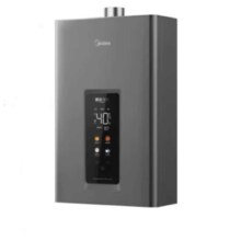 PLUS会员: Midea 美的 燃气热水器 智控温感 水伺服精准变频控温 WIFI智控 浴缸洗 KS2玄武灰 16L 天然气