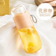 物生物茶水分离玻璃随手杯