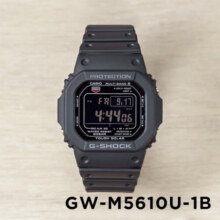 卡西欧（CASIO）G-SHOCK系列经典小方块街头时尚运动男士休闲方形男手表礼物推荐 GW-M5610U-1B小黑圈