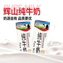 百亿补贴：Huishan 辉山 纯牛奶250ml*24盒 早餐灭菌纯奶