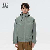 KOLON SPORT OBLI-K3L 中性防水露营冲锋衣 LUJK4AT534