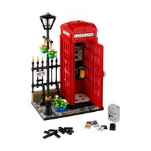 LEGO 乐高 21347伦敦红色电话亭IDEAS系列益智拼搭积木玩具