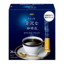 AGF日本原装进口 奢华咖啡店 黑咖啡 便携式2gx26支/盒