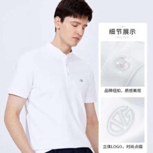 卓凡尼·华伦天奴 夏季纯色商务百搭T恤 黑/白双色