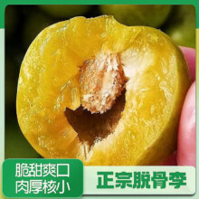 鲜菓篮 四川半边红脱骨李子 新鲜现摘现发 带箱3斤 单果15-20g