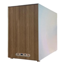 小喆优品小喆C5全铝MATX/ITX主板ATX电源240水冷支持RTX4070S/4060ti显卡副屏桌面台式组装电脑主机机箱 小喆C5 银色