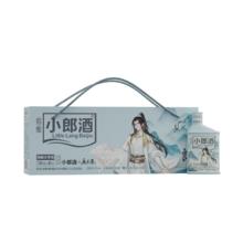 LANGJIU 郎酒 精酿小郎酒 庆余年 45度 浓酱兼香型白酒 100ml*6瓶