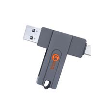 京东PLUS：Lecoo KU200 USB3.2 U盘 灰色 1TB USB-A/Type-C