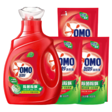 需首单：奥妙 除菌除螨洗衣液 950g+400g*3袋