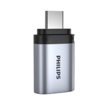 5日0点，限量3000件：飞利浦(PHILIPS)Type-C转USB3.0转接头 手机平板接U盘