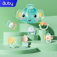 到手29 auby澳贝抓握玩具宝宝手摇铃牙胶