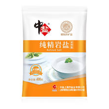 中盐 无碘 纯精岩盐 400g