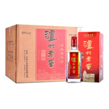 再降价：预售：泸州老窖特曲浓香型白酒 52度500ml*6瓶 整箱装