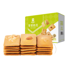 良品铺子 坚果奶芙饼干 380g