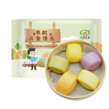 PLUS会员：九洲丰园 有机儿童馒头 520g*3件