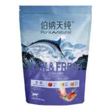 伯纳天纯猫粮生鲜成幼猫全阶段通用猫粮海洋盛宴(金枪鱼+三文鱼+鳕鱼)400g