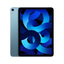 Apple【大流量卡套装】iPad Air(第 5 代)10.9英寸平板 22年款(256G 5G版/MM7G3CH/A)蓝色 蜂窝网络