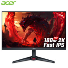 宏碁暗影骑士23.8英寸180Hz刷新1ms(VRB)响应2HDMI+DP接口全高清HDR电竞显示器VG240YU Mbiipx